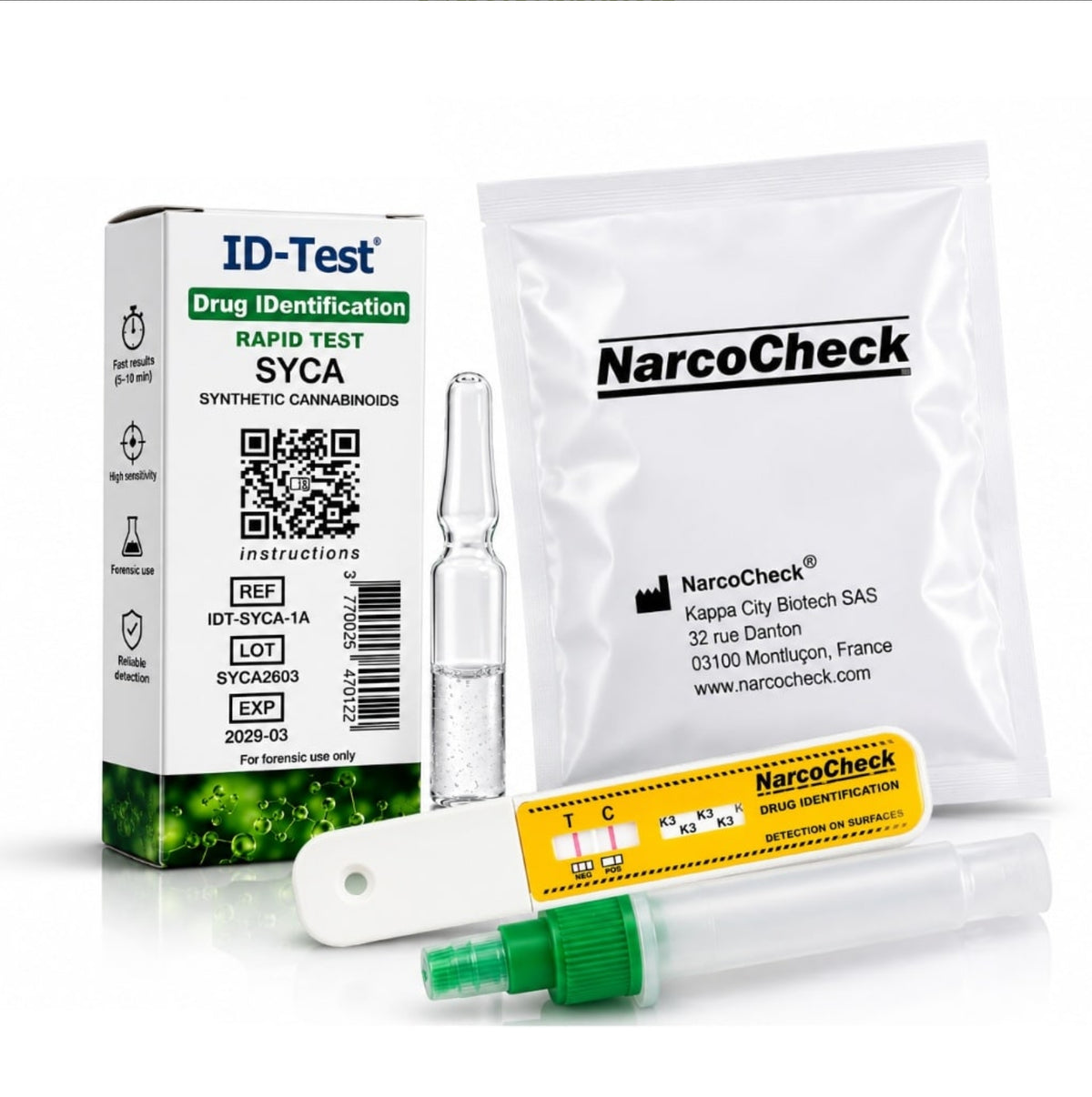 Tests Néo-cannabinoïdes K2 & K3 – NarcoCheck