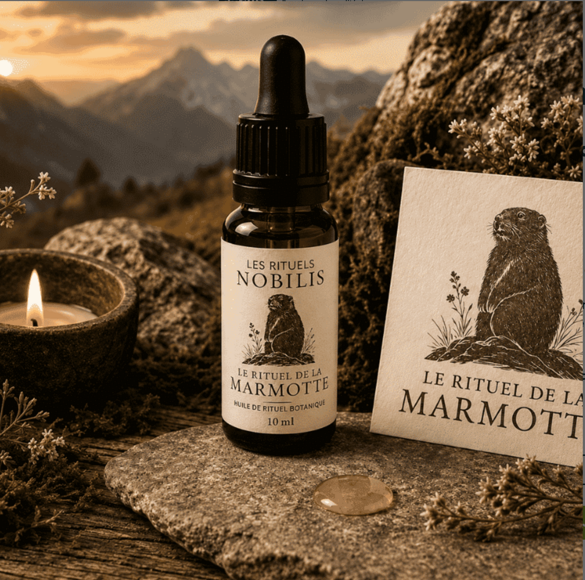Rituel de la Marmotte – Huile CBD 10% + CBN 10% – Nobilis – 10 ml