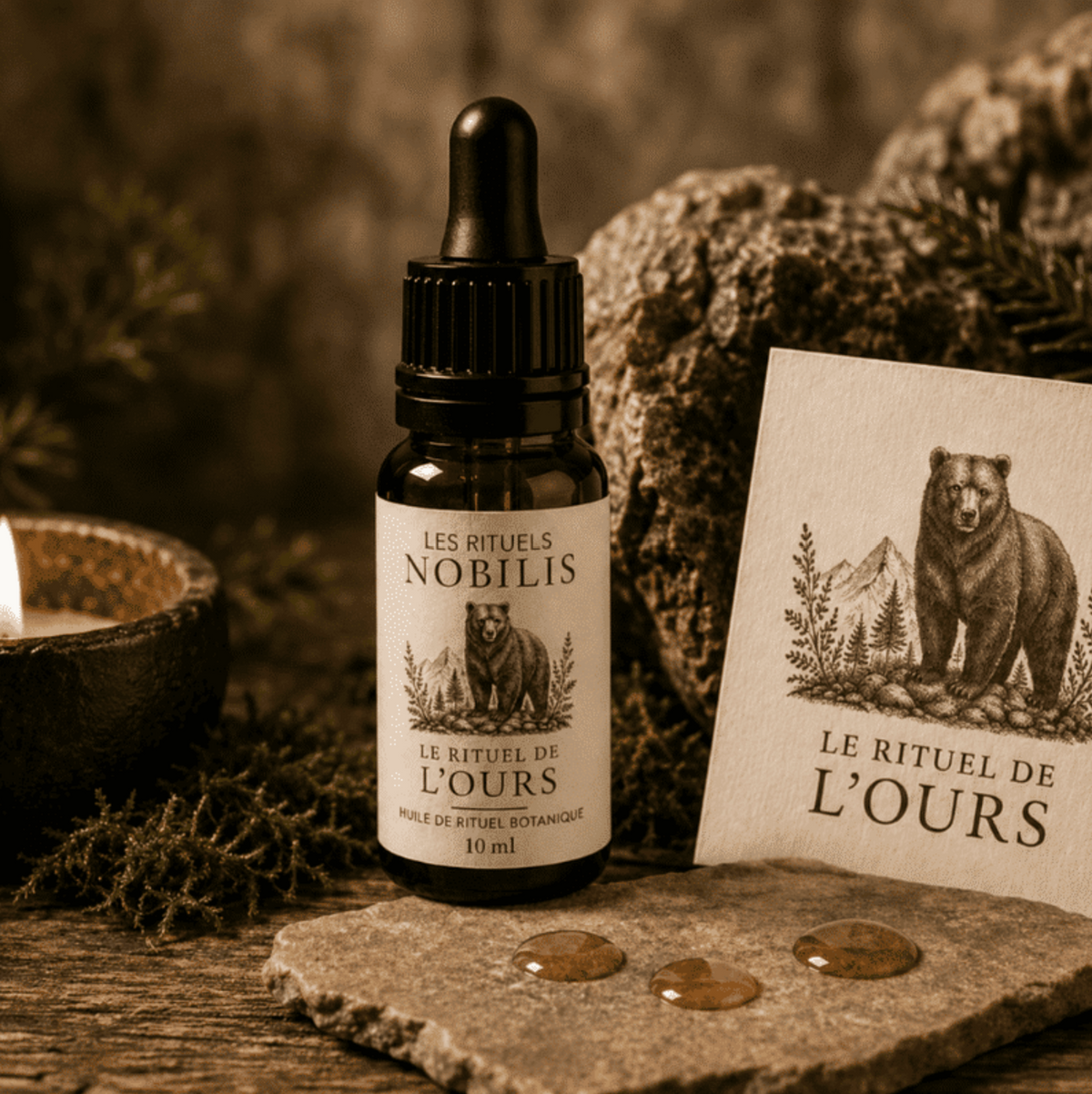 Rituel de l’Ours – Huile CBD 30% Full Spectrum – Nobilis – 10 ml